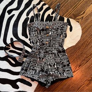 Hunny Bunny Vintage Inspired Tiki Romper